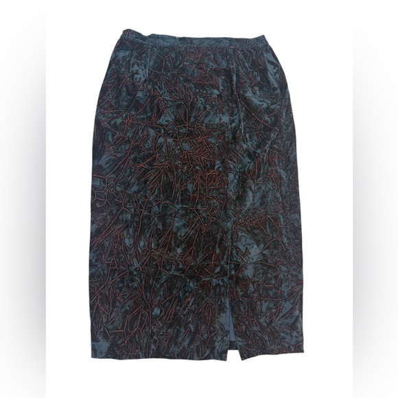 DaVinci Dresses & Skirts - Elegant Black and Brown Women's Skirt size 18